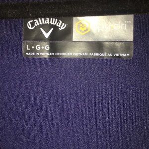 Callaway golf shirt-navy blue-L